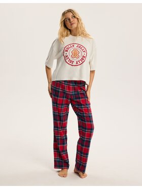 Esotiq Esotiq Piżama 43953 Biały Regular Fit