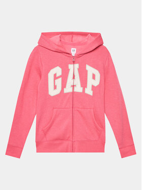 Gap Gap Bluza 692277-01 Różowy Regular Fit
