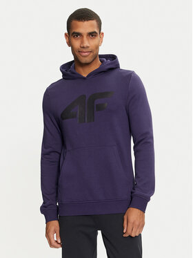 4F 4F Bluză 4FWMM00TSWSM1464 Bleumarin Regular Fit