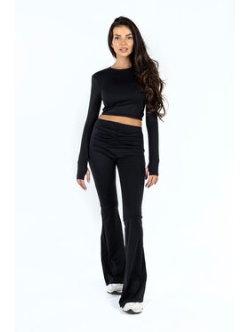 Agatha Studio Agatha Studio Komplet bluzka i spodnie A26ZS-KA-K56 Czarny Slim Fit