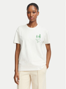Napapijri Napapijri T-Shirt Bliss NP0A8AVF Κρεμ Regular Fit