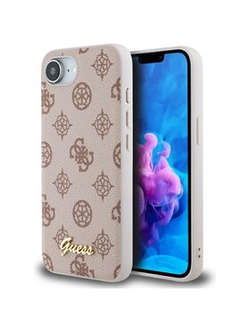 Guess Guess Etui na telefon Apple iPhone 16e Brązowy