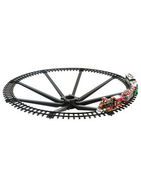 MIAhome MIAhome Ozdoba choinkowa - jeżdżący pociąg, LED, 23 elementy Kolorowy