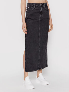 Calvin Klein Jeans Calvin Klein Jeans Gonna di jeans J20J216442 Nero Regular Fit