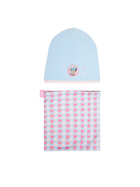 Mickey&Friends Mickey&Friends Set căciulă și fular tip guler CEO-ACCCS-AW25-220DSTC Albastru