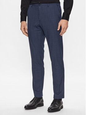 Boss Boss Kostiuminės kelnės 50496139 Tamsiai mėlyna Slim Fit