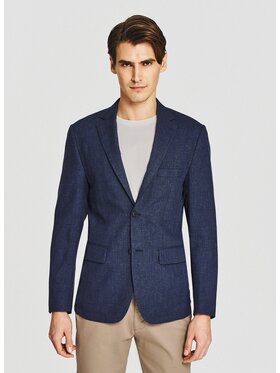 Pako Lorente Pako Lorente Marynarka P26SP-3X-020 Granatowy Slim Fit