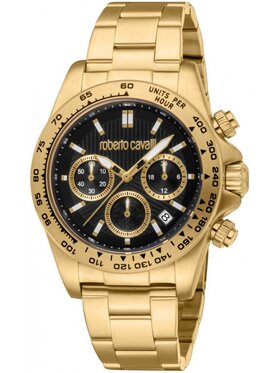 Roberto Cavalli Roberto Cavalli Zegarek RC5G135M0085 Złoty