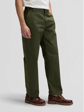 Lee Lee Jeansy LOOSE WORKWEAR CHINO Zielony Loose Fit