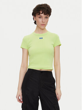 HUGO HUGO Tričko Baby 50510749 Zelená Slim Fit