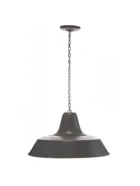 MIAhome MIAhome Lampa Logan popielata matowa Czarny
