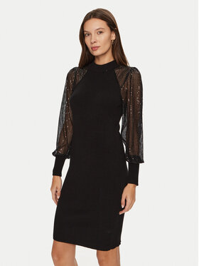 ONLY ONLY Koktejlové šaty Naja 15332096 Černá Slim Fit