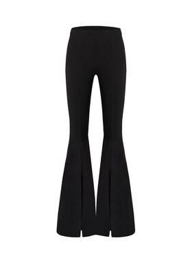 sax35th sax35th Legginsy WIDE Czarny Slim Fit