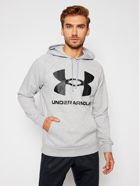 Under Armour Under Armour Majica dugih rukava Ua Rival 1357093 Siva Regular Fit