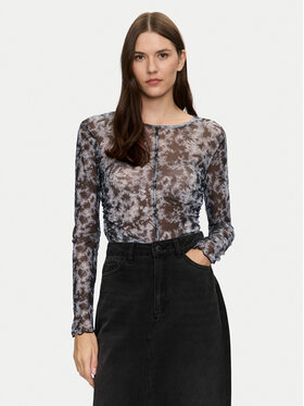 Brave Soul Brave Soul Blúz LLT-225BABY Szürke Slim Fit