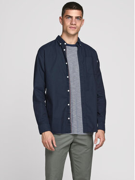 Jack&Jones Jack&Jones Košeľa Classic 12172736 Tmavomodrá Slim Fit