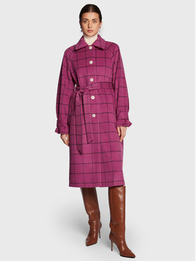 Custommade Custommade Вовняне пальто Isabel 999540835 Рожевий Regular Fit