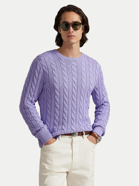 Polo Ralph Lauren Polo Ralph Lauren Sweter 710775885531 Fioletowy jasny Regular Fit