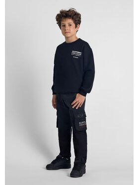 minoti minoti Spodnie cargo 27PANT42 Czarny Relaxed Fit