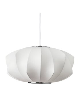 MIAhome MIAhome Lampa wisząca SILK V-shape biała 45 cm Biały