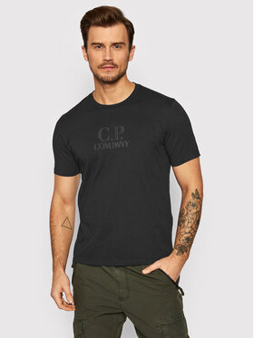 C.P. Company C.P. Company T-Shirt Classic Logo 11CMTS218A005100W Czarny Regular Fit