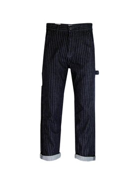 Lee Lee Spodnie materiałowe CARPENTER Niebieski Loose Fit