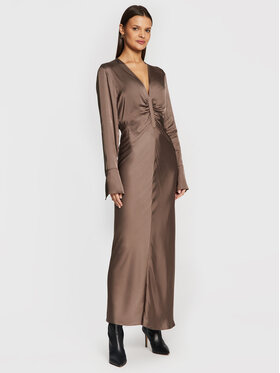 Herskind Herskind Sukienka koktajlowa Elin 4626370 Brązowy Regular Fit