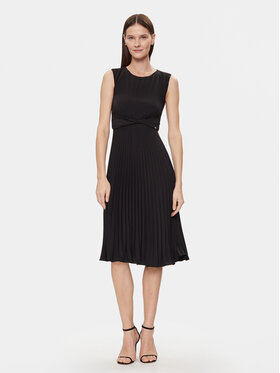 Nissa Nissa Koktejlové šaty RZ14841 Černá Regular Fit