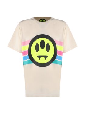 Barrow Barrow T-Shirt 034117-b Biały Regular Fit