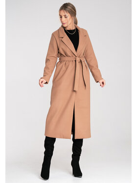FIGL FIGL Παλτό M1114 Μπεζ Regular Fit