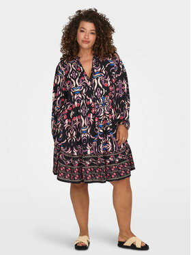 ONLY Carmakoma ONLY Carmakoma Φόρεμα καθημερινό 15298227 Μαύρο Regular Fit