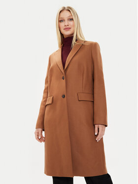 Tommy Hilfiger Tommy Hilfiger Вовняне пальто WW0WW39753 Коричневий Regular Fit