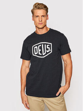 Deus Ex Machina Deus Ex Machina T-Shirt Shield DMW41808E Czarny Regular Fit