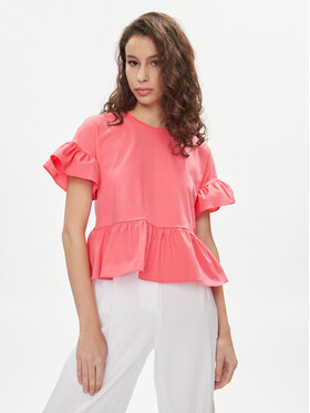 Liu Jo Liu Jo Bluză MA4345 J6308 Roz Relaxed Fit