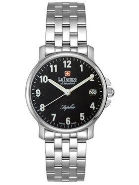 Le Temps Le Temps Zegarek LT1056.07BS01 Srebrny