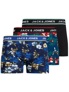 Jack&Jones Jack&Jones Sada 3 kusů boxerek Flower 12171253 Barevná