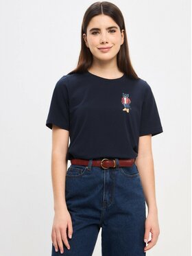 CAT by maniita lacitta CAT by maniita lacitta T-Shirt Printed T-shirt Niebieski Regular Fit