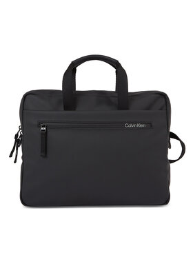 Calvin Klein Calvin Klein Porta PC Rubberized Slim Conv Laptop Bag K50K510796 Nero