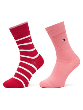 Tommy Hilfiger Tommy Hilfiger 2er-Set hohe Kindersocken 701229939 Rosa