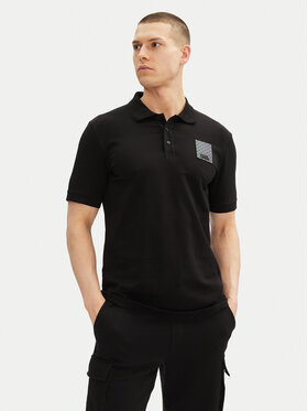 KARL LAGERFELD KARL LAGERFELD Polo 745402 552235 Czarny Regular Fit