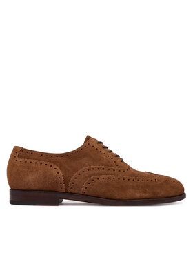 Polo Ralph Lauren Polo Ralph Lauren Półbuty Owen Wingtip 811P15884002 Brązowy jasny