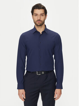 Michael Kors Michael Kors Camicia MK0DS01531 Blu scuro Slim Fit