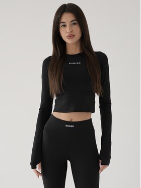 MissDenim MissDenim Longsleeve Soft Touch Czarny Second Skin Fit