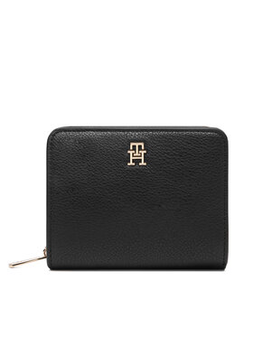 Tommy Hilfiger Tommy Hilfiger Geldbörse Th Icon Med Za W/Flap AW0AW18475 Schwarz