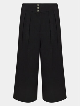 NAF NAF NAF NAF Pantaloni din material Elilian P1 YHNP4 Negru Regular Fit