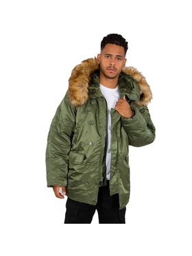 Alpha Industries Alpha Industries Kurtka zimowa AI.100106-01 Zielony Parka Fit