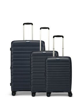 D&N D&N Komplet walizek 326989 Granatowy