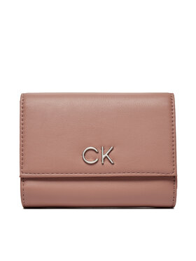Calvin Klein Calvin Klein Duży Portfel Damski Re-Lock Trifold Md K60K608994 Różowy