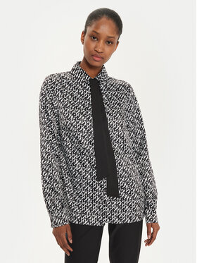 Fracomina Fracomina Särk FR24WT6014W470K1 Must Regular Fit