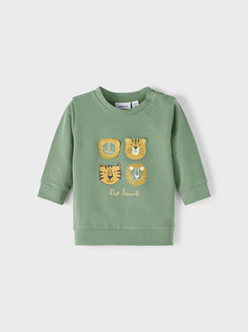 NAME IT NAME IT Felpa 13215627 Verde Regular Fit